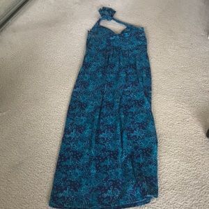 Beach halter maxi dress size 16-18
